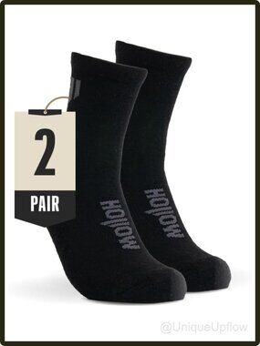 Alpaca Blend Ankle Socks Moisture Wicking Athletic Lightweight Everyday Black